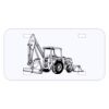 Personalized 3 X 6 Heavy Duty Plastic License Plate Thumbnail