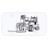 Personalized 3 X 6 Heavy Duty Plastic License Plate Thumbnail