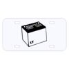 Personalized 3 X 6 Heavy Duty Acrylic / Plastic License Plate Thumbnail