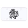 Personalized 3 X 6 Heavy Duty Acrylic / Plastic License Plate Thumbnail