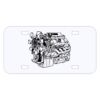Personalized 3 X 6 Heavy Duty Plastic License Plate Thumbnail