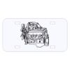 Personalized 3 X 6 Heavy Duty Plastic License Plate Thumbnail