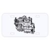 Personalized 3 X 6 Heavy Duty Plastic License Plate Thumbnail