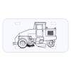 Personalized 3 X 6 Heavy Duty Plastic License Plate Thumbnail