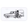 Personalized 3 X 6 Heavy Duty Plastic License Plate Thumbnail