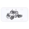 Personalized 3 X 6 Heavy Duty Plastic License Plate Thumbnail