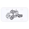 Personalized 3 X 6 Heavy Duty Plastic License Plate Thumbnail