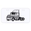 Personalized 3 X 6 Heavy Duty Plastic License Plate Thumbnail