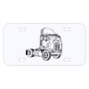 Personalized 3 X 6 Heavy Duty Plastic License Plate Thumbnail
