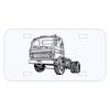 Personalized 3 X 6 Heavy Duty Plastic License Plate Thumbnail