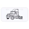 Personalized 3 X 6 Heavy Duty Plastic License Plate Thumbnail