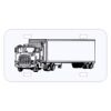 Personalized 3 X 6 Heavy Duty Plastic License Plate Thumbnail