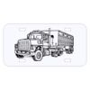 Personalized 3 X 6 Heavy Duty Acrylic / Plastic License Plate Thumbnail