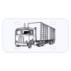 Personalized 3 X 6 Heavy Duty Acrylic / Plastic License Plate Thumbnail