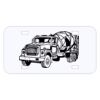 Personalized 3 X 6 Heavy Duty Plastic License Plate Thumbnail