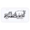Personalized 3 X 6 Heavy Duty Plastic License Plate Thumbnail