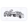 Personalized 3 X 6 Heavy Duty Plastic License Plate Thumbnail