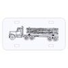 Personalized 3 X 6 Heavy Duty Acrylic / Plastic License Plate Thumbnail