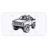 Personalized 3 X 6 Heavy Duty Acrylic / Plastic License Plate Thumbnail