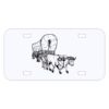 Personalized 3 X 6 Heavy Duty Plastic License Plate Thumbnail