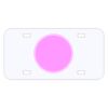 Personalized 3 X 6 Heavy Duty Plastic License Plate Thumbnail