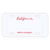 Personalized 3 X 6 Heavy Duty Plastic License Plate Thumbnail