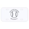 Personalized 3 X 6 Heavy Duty Plastic License Plate Thumbnail