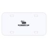 Personalized 3 X 6 Heavy Duty Plastic License Plate Thumbnail