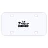 Personalized 3 X 6 Heavy Duty Plastic License Plate Thumbnail