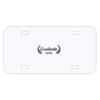 Personalized 3 X 6 Heavy Duty Plastic License Plate Thumbnail