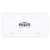 Personalized 3 X 6 Heavy Duty Plastic License Plate Thumbnail