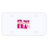 Personalized 3 X 6 Heavy Duty Plastic License Plate Thumbnail