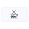 Personalized 3 X 6 Heavy Duty Plastic License Plate Thumbnail