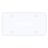 Personalized 3 X 6 Heavy Duty Plastic License Plate Thumbnail