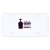Personalized 3 X 6 Heavy Duty Plastic License Plate Thumbnail
