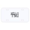 Personalized 3 X 6 Heavy Duty Plastic License Plate Thumbnail