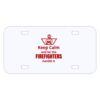 Personalized 3 X 6 Heavy Duty Plastic License Plate Thumbnail