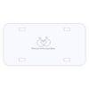 Personalized 3 X 6 Heavy Duty Plastic License Plate Thumbnail