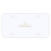 Personalized 3 X 6 Heavy Duty Plastic License Plate Thumbnail
