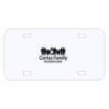 Personalized 3 X 6 Heavy Duty Plastic License Plate Thumbnail