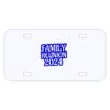 Personalized 3 X 6 Heavy Duty Plastic License Plate Thumbnail