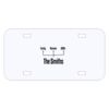 Personalized 3 X 6 Heavy Duty Plastic License Plate Thumbnail