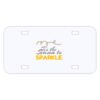 Personalized 3 X 6 Heavy Duty Plastic License Plate Thumbnail