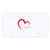 Personalized 3 X 6 Heavy Duty Plastic License Plate Thumbnail