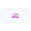 Personalized 3 X 6 Heavy Duty Plastic License Plate Thumbnail