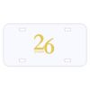 Personalized 3 X 6 Heavy Duty Plastic License Plate Thumbnail