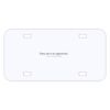 Personalized 3 X 6 Heavy Duty Plastic License Plate Thumbnail