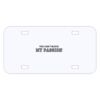 Personalized 3 X 6 Heavy Duty Plastic License Plate Thumbnail