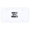 Personalized 3 X 6 Heavy Duty Plastic License Plate Thumbnail