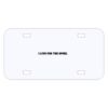 Personalized 3 X 6 Heavy Duty Plastic License Plate Thumbnail